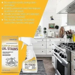 Hot 120 ml Kraftfull Köksavfettningsspray För Oljefläckar - Effektiv Rengöring För Spishällar, Köksfläktar Och Köksytor