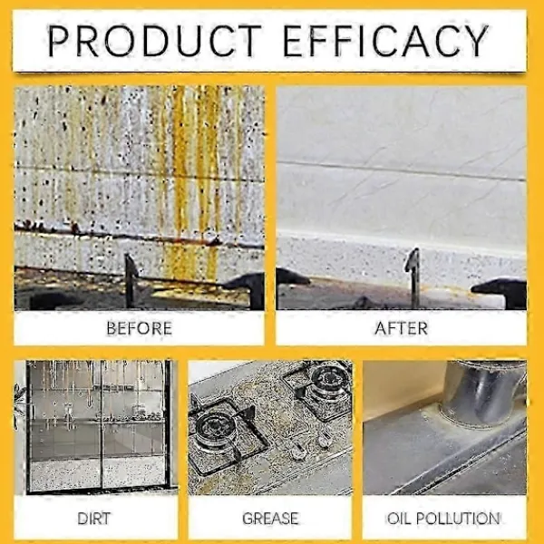 Hot 120 ml Kraftfull Köksavfettningsspray För Oljefläckar - Effektiv Rengöring För Spishällar, Köksfläktar Och Köksytor