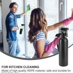 Discount 500 ml läckagesäker sprayflaska - justerbar fin dimma för rengöring [JUN]