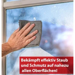 Sale 12 Mörkgråa Mikrofiberdukar för Rengöring Utan Ränder - 30 x 30 cm