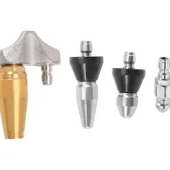 Outlet (4 munstycken per lot) Högtrycksspolningsmunstycke för avloppsrengöring, spolmunstycken