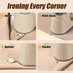 Online 2025 Ångdammsugare för Kläder, 1000W Portabel Handhållen Klädångare