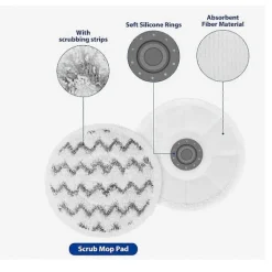 Online 10 ångmopp tvättbara rengöringspads