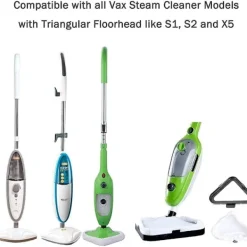 Sale 4 Ångmoppdukar, Triangulära Mikrofiber Ångmoppdukar, Tvättsbara Ersättningsdukar för Ångmopp för Rengöring av Olika Golv