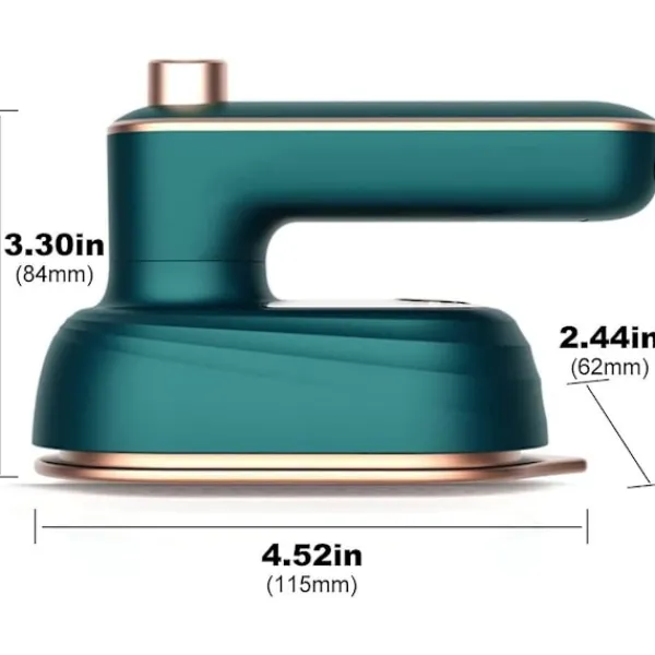 2025 Ny Mikro Ångstrykjärn Bärbar Handhållen Hängare Mini Vikbar Strykjärn, Handhållen Maskin, Hem Resemaskin, Hem, Resa Green
