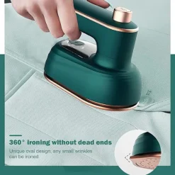 2025 Ny Mikro Ångstrykjärn Bärbar Handhållen Hängare Mini Vikbar Strykjärn, Handhållen Maskin, Hem Resemaskin, Hem, Resa Green