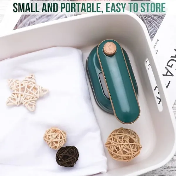 2025 Ny Mikro Ångstrykjärn Bärbar Handhållen Hängare Mini Vikbar Strykjärn, Handhållen Maskin, Hem Resemaskin, Hem, Resa Green