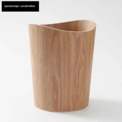 Discount 2025 Ny Modell Förvaring Trä Papperskorg Hem Hink Soptunna Hotell Vardagsrum Kontor Papperskorgar Nordisk Re