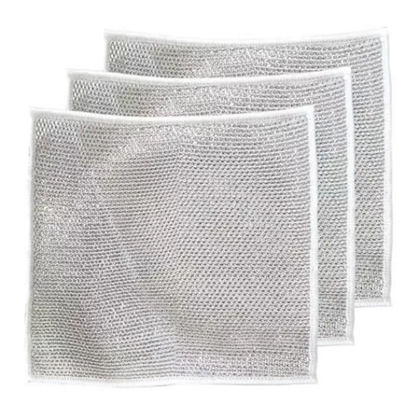 Discount 2024 Nya multifunktionella tråddisktrasor, premium metalltrådsdiskdukskrubbar Rengör, skurtrådsdisktrasor repfri tråddisk 3pcs