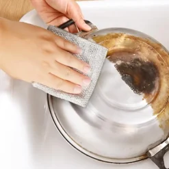 Discount 2024 Nya multifunktionella tråddisktrasor, premium metalltrådsdiskdukskrubbar Rengör, skurtrådsdisktrasor repfri tråddisk 3pcs