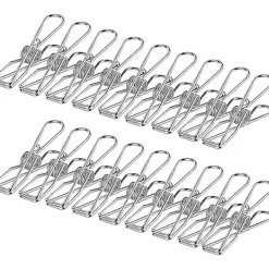 Sale 100 Pack Klädnypor, Rostfritt Stål Tvättlinje Klädnypor