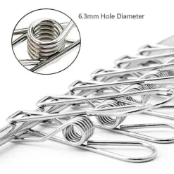 Sale 100 Pack Klädnypor, Rostfritt Stål Tvättlinje Klädnypor