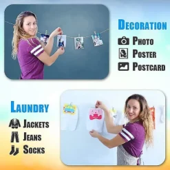 Sale 100 Pack Klädnypor, Rostfritt Stål Tvättlinje Klädnypor