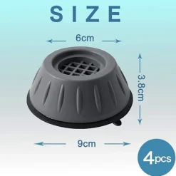 Best 4 Pack Washing Machine Non-slip Feet Pad Vibration Damper Rubber Foot Pad