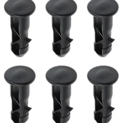 Sale DAO 3 Par Gångjärnsbultar Gångjärnstappar För Soptunnalock Passar 240/120/100/60l Utomhussoptunnor, 65mm X 18mm, Svart Plast [db]