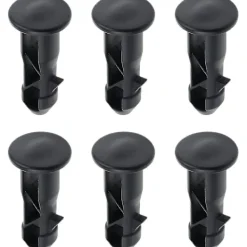 Sale 3 Par Gångjärnsbultar Gångjärnsstift För Soptunna Lock Behållare Passar 240/120/100/60l Utomhus Sopkärl, 65mm X 18mm, Svart Plast (FMY)