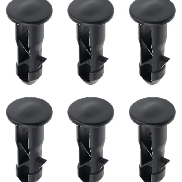 Sale 3 Par Gångjärnsbultar Gångjärnsstift För Soptunna Lock Behållare Passar 240/120/100/60l Utomhus Sopkärl, 65mm X 18mm, Svart Plast (FMY)