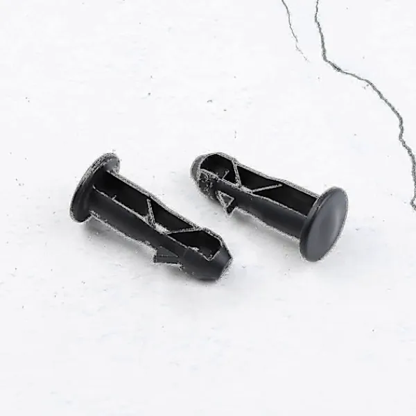 Sale 3 Par Gångjärnsbultar Gångjärnstappar För Soptunne-lock Passar 240/120/100/60l Utomhussoptunnor, 65mm X 18mm, Svart Plast