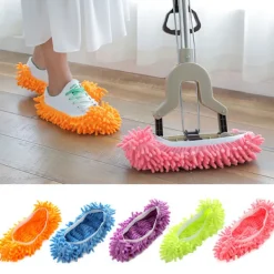 Clearance 5 par mopptofflor, multifunktionella dammsugarskor, rengöringsskor