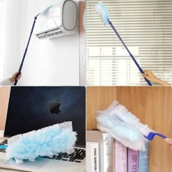 Online 52 Refiller Kompatibla med Swiffer Duster Kit Inkluderar 1 Handtag 1 Teleskopstång 52 Dammuppsamlande Dynor