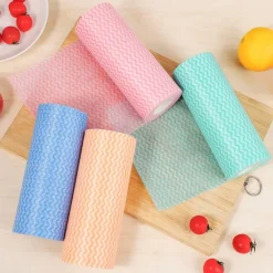 New 3 rullar Allrengörings engångstrasor - Återanvändbara våtservetter för kök