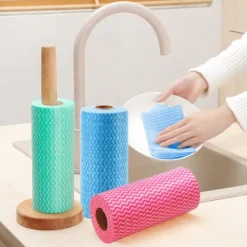 New 3 rullar Allrengörings engångstrasor - Återanvändbara våtservetter för kök