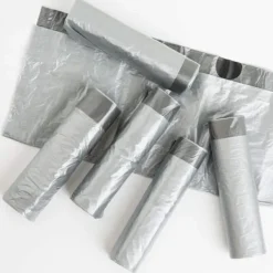 Outlet 5 Rullar 50x60 cm 75 ST Sopsäckar, Sopsäckar med Dragsko Stora Starka Oparfymerade Universella Avfallspåsar Soptunnor För Kök