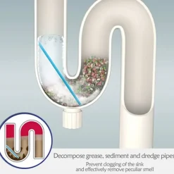 Outlet 36 Sani Sticks Enzym Avloppsrengörare för Avlopps- och Rörunderhåll [JUN]