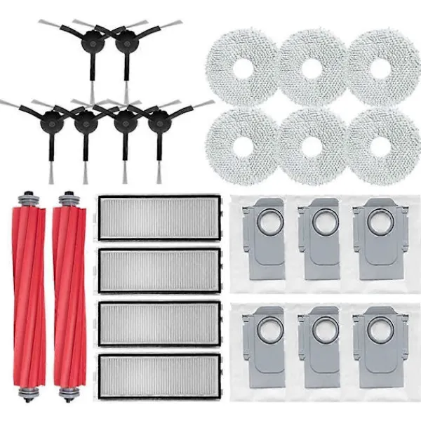 Sale 2025 Senaste Modell För Qrevo S, Qrevo Pro, Qrevo MaxV Robotdammsugare Huvudsidoborste Hepa Filter Moppduk Dammpåsar