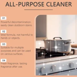 Hot AcserGery 2025 Senaste Modell Multifunktionell Rengöringskräm Kök Fett Multi-Effekt Rengöring För Att Avlägsna Smuts Och Lukt Rengöringskräm
