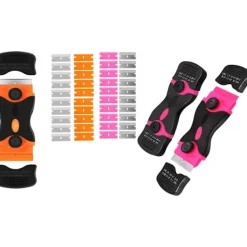 New AcserGery 2025 Senaste Modell Rakbladsskrapa, Dubbelsidig Skrapkniv med 20 st Blad, Multifunktionell Rengöringsskrapa för Fönsterlister