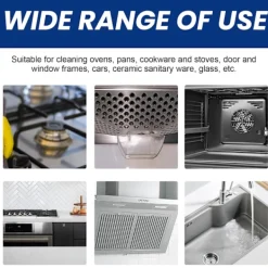 Hot AcserGery 2025 Senaste Modell Rengöringskräm i Rostfritt Stål Kök Köksapparater Spiskåpa Rengöringskräm för Tunga Oljor Rengöringskräm för Rost