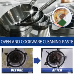 Hot AcserGery 2025 Senaste Modell Rengöringskräm i Rostfritt Stål Kök Köksapparater Spiskåpa Rengöringskräm för Tunga Oljor Rengöringskräm för Rost