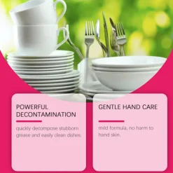 Outlet 2025 Senaste modellen Köksdisk Spray Dekontaminering Dekontaminering Bestick Rengör Blank Disk Skonsam Rengöringsvätska