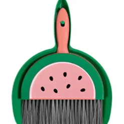 Discount 1 Set Färgglad Mini Mopp och Skyffel Set - Barnvänlig, Kompakt för Skrivbords- & Bordsrengöring - Rolig Fruktdesign (1 Mopp + 1 Skyffel)