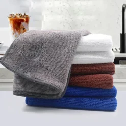 Discount 1 set rengöringsdukar, brun, 25*25cm, 5 stycken, Färg: Stil1