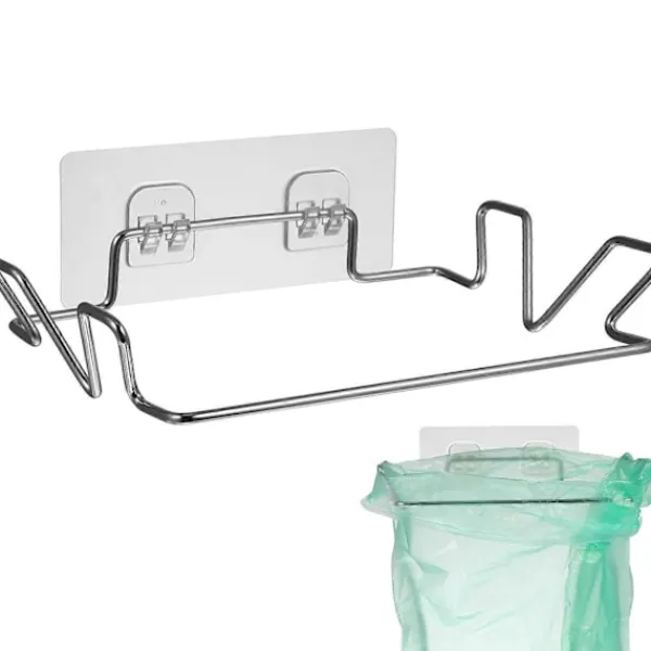 Online 2 Set Rostfria Soptunneställ Multifunktionella Hängare Förvaringshyllor
