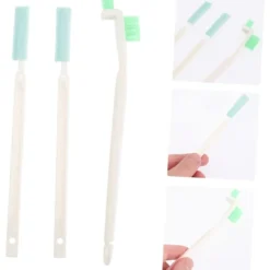 Hot 2 set Små Utrymmes Rengöringsborstar för Fönsterdörrspår Skåror Hörn Flaskor