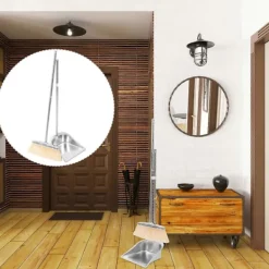 Discount 1 Set Sop och Skyffel Handtag Sopskyffel Rengöringstillbehör för Hemmet