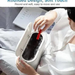 2025 Skrivbords papperskorg med lock, Mini papperskorg, Skrivbords papperskorg, Kosmetisk papperskorg för badrum