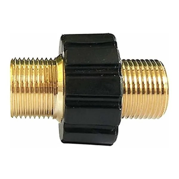 Online 1 Snabbanslutningsslangadapter, Rengöringstillbehör, Högtrycksspruta, Högtryckstvätt, M22 x 1,5 Dubbelhuvud Kompatibel med Karcher, Karcher H
