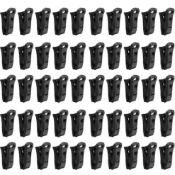 Outlet 50 Sock Clips För Tvättmaskin Och Torktumlare, Tvättklämmor, Strumpeklämmor, Handduksklämmor För Tvätt, Strumpeklämma [DB]