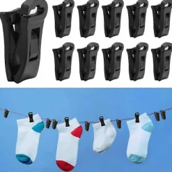 Outlet 50 Sock Clips För Tvättmaskin Och Torktumlare, Tvättklämmor, Strumpeklämmor, Handduksklämmor För Tvätt, Strumpeklämma [DB]