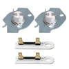New 4 st 3399848 & 694511 Termosäkring Kit Ersättning för Maytag Torktumlare
