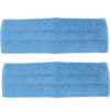 New 2 st 45 cm Platt Moppduk Bunden Fibermopp Dubbel Användning Moppdyna med Hög Vattenabsorption