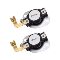 Best 2 st 3977767 Torktumlare Termostat Ersättningsdel - Lätt att installera - Ersätter 3399693 Wp3977767 Wp39