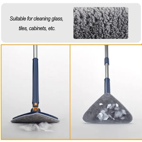 Hot 3 st 360° vridbar justerbar städmopp-ersättning-FA-