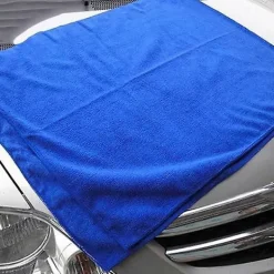 Best 20 st Absorberande Mikrofiberhandduk Bilvård Hem Kök Tvätt Städduk Blå