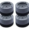 Outlet 4 st Anti-vibrationsdynor Universal Tvättmaskin Anti-vibrationsdynor Fot Stabilisator Sockel För Tvättmaskin Kylskåp