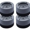 Outlet 4 st Anti-vibrationsdynor Universal tvättmaskin Anti-vibrationsdynor Fötter Stabilisator Piedestal För tvättmaskin Kylskåp (hy)